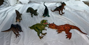 Lot 7 Dinosaur Toy Figurine Collectible Toy - 4 kid galaxy - 3 other - Picture 1 of 8