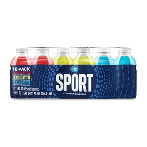 Great Value Sport Hydration Drink, Fruit Punch, Lemon Lime & Mixed Berry, 12 fl - Picture 1 of 9