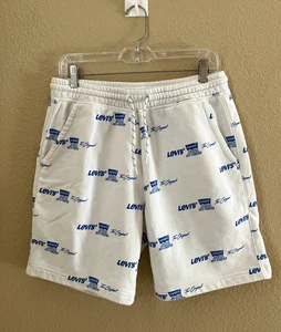 Pantalones Cortos Para Hombre Levis Gráficos Estampado Monograma Talla Mediana Cordón - Imagen 1 de 6