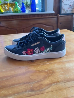 Adidas x Her Studio London Women's Sleek 'Floral' Shoes Size 7 Sneaker Navy Blue - Image 1 of 4