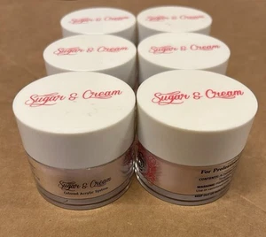 Sugar & Cream Professional Nagel Dip Pulver gemischt 6er Pack (je 1oz) - Bild 1 von 3