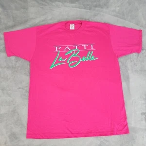 Vintage Patti Labelle Concert Tour Shirt XL R&B 80s 90s Pink Single Stitch DS - Picture 1 of 11