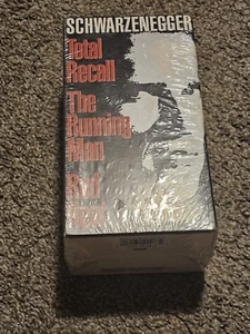 SCHWARZENEGGER TOTAL RECALL THE RUNNING MAN RED HEAT BRAND NEW SEALED vhs - Picture 1 of 6