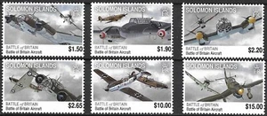 SOLOMON ISLANDS - 2010 MNH "AVIATION - WWII Battle Of BRITAIN" Complete Set !! - Picture 1 of 1