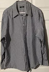 Afani Dress Shirt Mens Large Blueish Gray - Picture 1 of 5