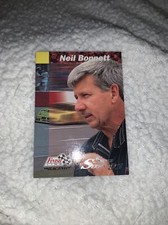1993 PRO SET NEIL BONNETT TNN PERSONALITY FINISH LINE RACING CARD #119 SILVER 93