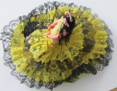 ancienne poupée folklorique espagnole flamenco - Photo 1/4