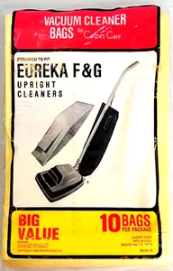 New Eureka F and G Upright Vacuum Cleaner Bags Sealed Package of 10 - Picture 1 of 2