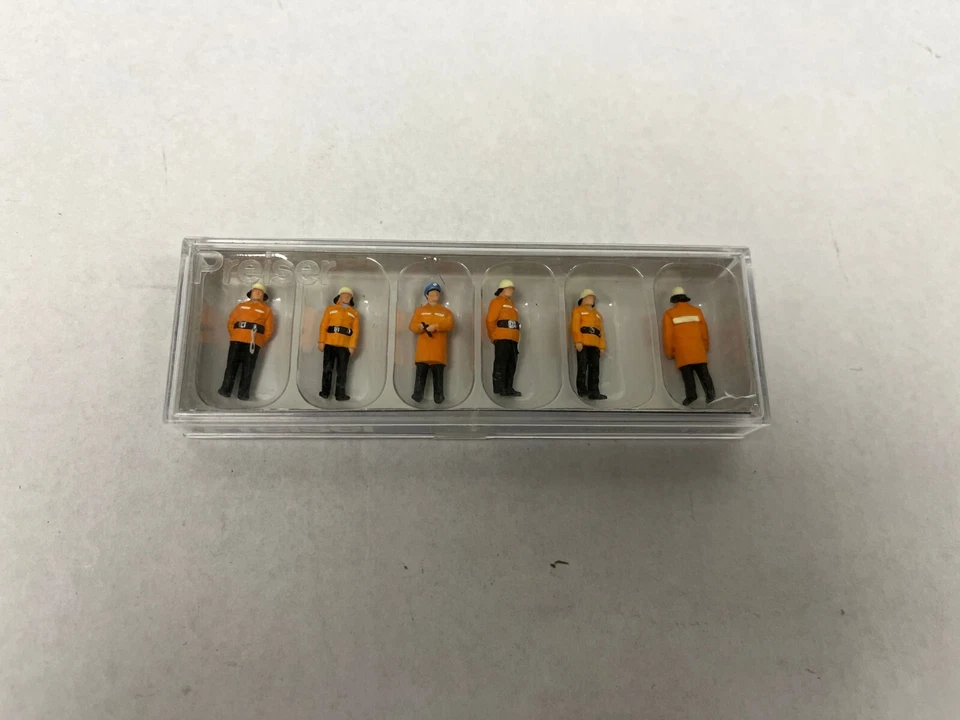 Preiser 10214 HO Bomberos con Ropa de Protección (usado) Foto 1 de 1