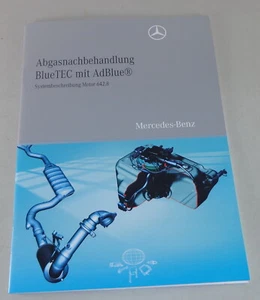 Mercedes Manual de Taller Abgasnachbehandlung Bluetec Adblue E ML Gl R 350 CDI - Imagen 1 de 1