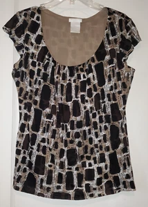 Neu ohne Etikett Worthington Stretch-Top mehrfarbig Gr. L #262 - Bild 1 von 3