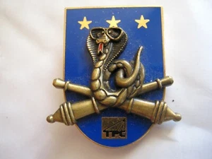 INSIGNE ARTILLERIE TPC TRILATERALLES PROGRAM COBRA ETAT SUP Y. DELSART - Picture 1 of 2