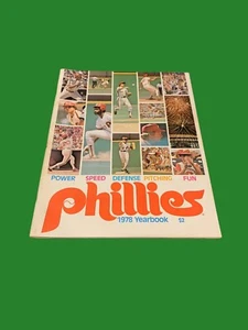 1978 Philadelphia Phillies Yearbook Power Speed Defense Pitching Fun - Picture 1 of 14