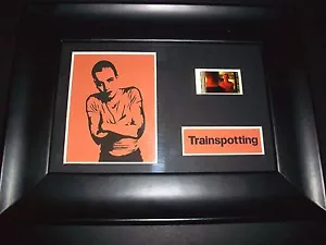TRAINSPOTTING Framed Movie Film Cell Memorabilia - Compliments poster dvd book - Picture 1 of 1