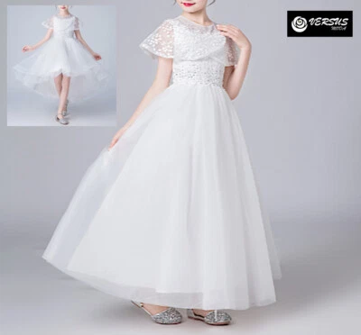 Robe Cérémonie Jeune Femme Première Communion Même sur Mesure Fille Fête COM053 - Photo 1/4