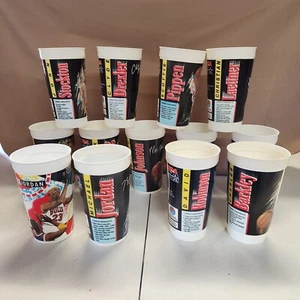 Mcdonalds NBA Cups Collector 1990s Basketball Jordan Barkley Plastic Vtg 13 - Picture 1 of 11
