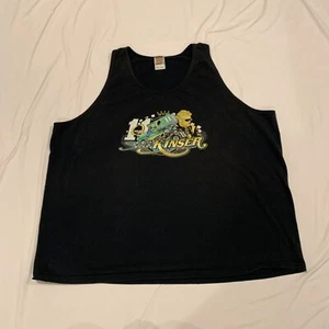 Vintage Steve Kinser Racing Sprint Car Tank Top Size 3XL - King of the Outlaws - Picture 1 of 11