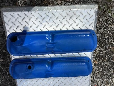 OEM 1965 1966 Ford 289 small block Mustang Fairlane Galaxie Valve Rocker Covers - Image 1 of 2