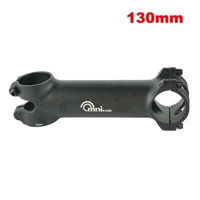 OMNI Racer WORLDS LIGHTEST ULTRA-Lite Alloy Stem: 31.8x130mm JUST 113g!! BLACK - Image 1 of 4