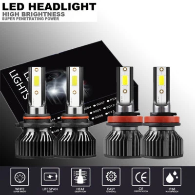 Kit combinado de 4x luces LED altas y bajas 6000 k para Mazda CX-3 2016-2019 Foto 1 de 4