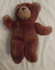 Vintage Plush Harrods Knightsbridge Teddy Bear  Brown 12"  - Picture 1 of 4