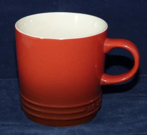 LE CREUSET Cerise Red Stoneware Coffee Mug. 350ml / 12oz. - Picture 1 of 5