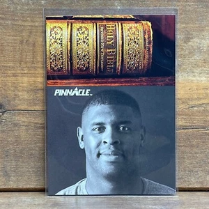 Tarjeta de fútbol americano Pinnacle 1991 #408 Reggie White Philadelphia Eagles línea lateral profesional - Imagen 1 de 2