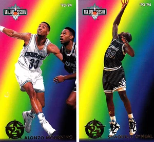 1993-94 Fleer NBA Jam Session Second Year Stars Complete 8 Card Set - SHAQ - Picture 1 of 9