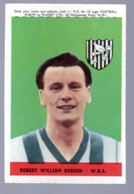 Robert William Robson 1958-59 A&BC Futbolistas #7 (Planeta) Foto 1 de 2