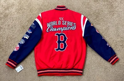 Boston Red Sox Jacket  MEDIUM    9 TIME WORLD SERIES CHAMPIONSHIPS - Image 1 of 4
