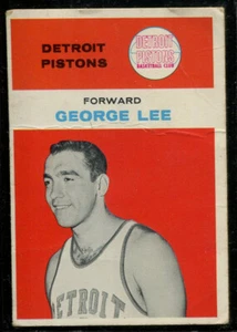 1961 Fleer baloncesto George Lee #27 pistones Detroit KD1 - Imagen 1 de 2