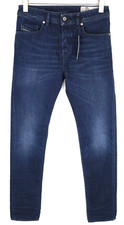 DIESEL Buster 084VG Men Jeans W28/L32 Slim Tapered Fit Blue Cotton Stretch