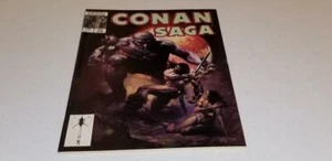 CONAN SAGA Marvel Comics Magazine #23 March 1989 - Picture 1 of 6