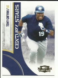TONY GWYNN 2008 Donruss Threads Century Stars #6 $4 San Diego Padres - Picture 1 of 1
