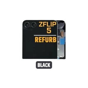 Galaxy Z Flip5 5G - Outer LCD Without Frame & Back Cover (Black-Best) - Picture 1 of 1
