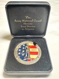 Army National Guard Honor Service America I Am The Guard Challenge Coin READ - Picture 1 of 15