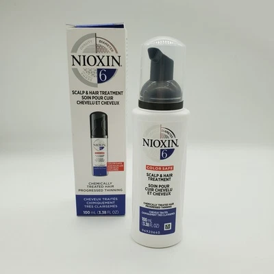 NIOXIN 6 Scalp & Hair Treatment 3.38oz Progressed Thinning Chemically Treated - Image 1 of 4