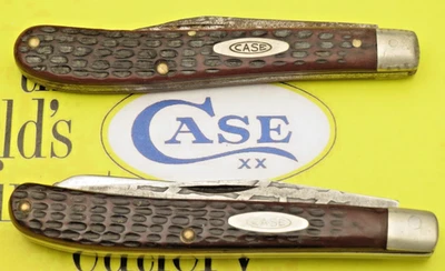 Vintage Case XX 048 Slim Trapper Farmer's Knife Pocket Knives Two - Parts/Repair - Image 1 of 4
