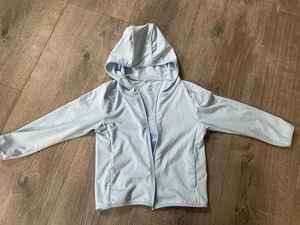 Uniqlo Airism Toddler Size 3-4 Yrs Light Weight Light Blue UV Protection Hoodie - Picture 1 of 6