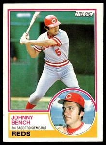 1983 O-Pee-Chee Johnny Bench Cincinnati Reds #60 - Picture 1 of 2