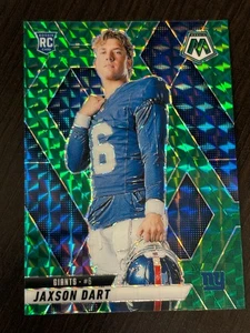 2025 Mosaic - Jaxson Dart - Rookie Variation Green Mosaic Prizm #288 (RC) Giants - Foto 1 di 2