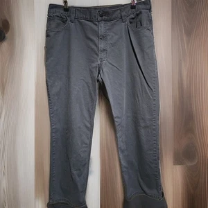 Carhartt Pants Mens 40x30 Gray Relaxed Fit Workwear Utility Carpenter 102291 - Picture 1 of 12