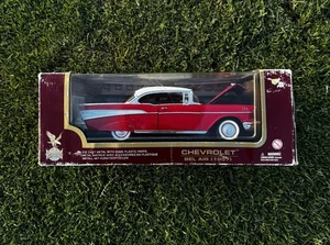 Road Legends 1956 Chevy Bel Air Red/White 1:18 Scale - Picture 1 of 10