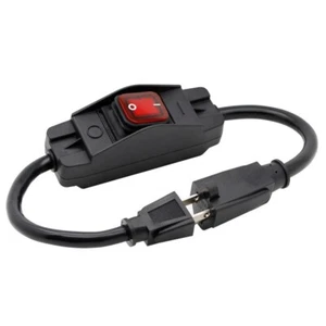 Inline Cord Switch 16A/25A 250V/125V Heavy Duty ON Off Switch Extension Cord - Picture 1 of 7