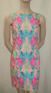 Lilly Pulitzer Mila Shift Multi Reeflections Engineered Dress Sz 12 NWT - Picture 1 of 11