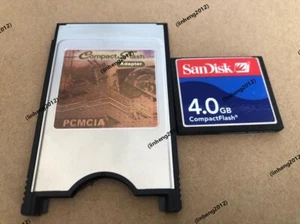 SANDISK 4 GB Compact Flash + Tarjeta PC ATA PC PCMCIA Adaptador Máquinas JANOME - Imagen 1 de 2