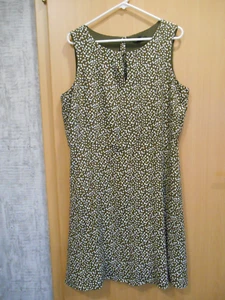 Comma schönes Sommerkleid Grünlich/Braun/ Weiß Gr. 44 - Bild 1 von 12