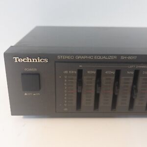 Vintage Technics SH-8017  7 Band Stereo Graphic Equalizer  Made in Japan Tested
