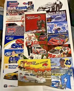 NASCAR Promo Photo Handouts Post Cards 16 (John Force, Cory Lee, Marco Andretti - Picture 1 of 17