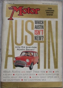 Motor magazine 18 October 1961 featuring Jaguar, London Motor Show - Picture 1 of 3